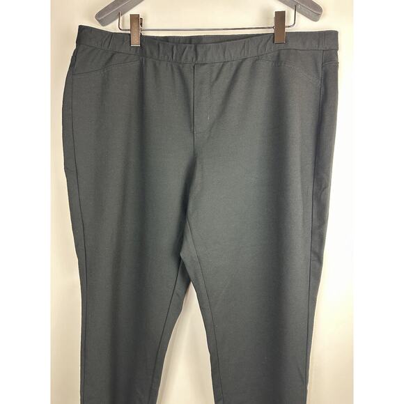 J. Jill Ponte Slim Leg Pull On Pants Stretch Elastic Waist Women's Plus Size 3X - Picture 4 of 9